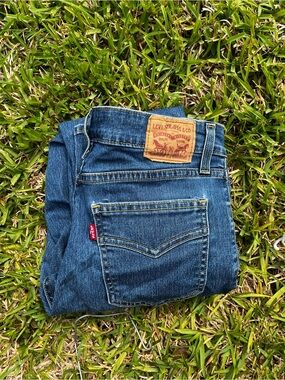 Levi's Dark Blue Straight-Leg Jeans